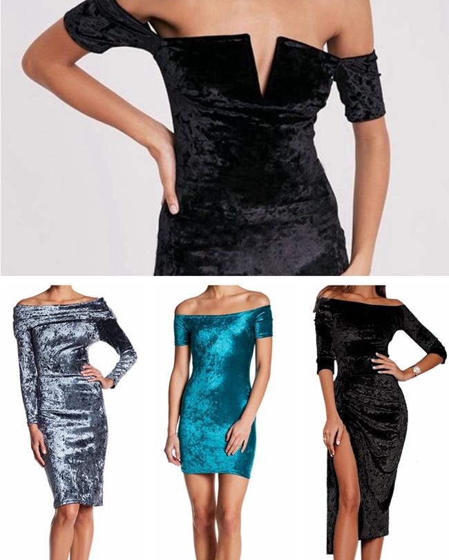 Black Crushed Velvet 6